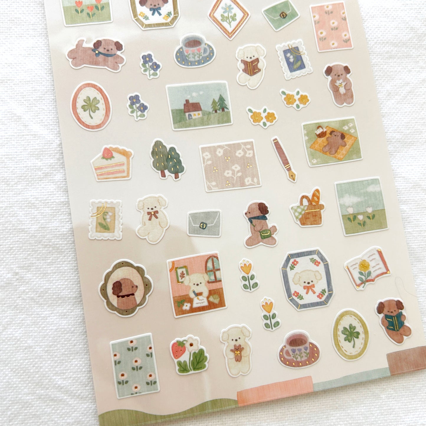 Mind Wave Lampo Mini Stickers - Late Afternoon With Inu