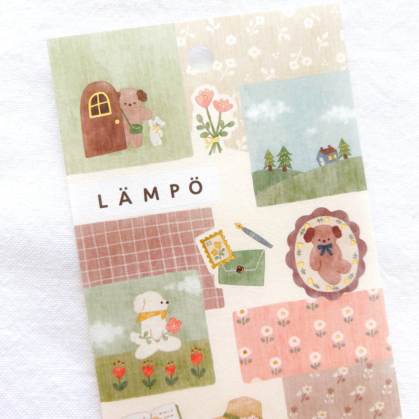 Mind Wave Lampo Sticker - Late Afternoon with Inu