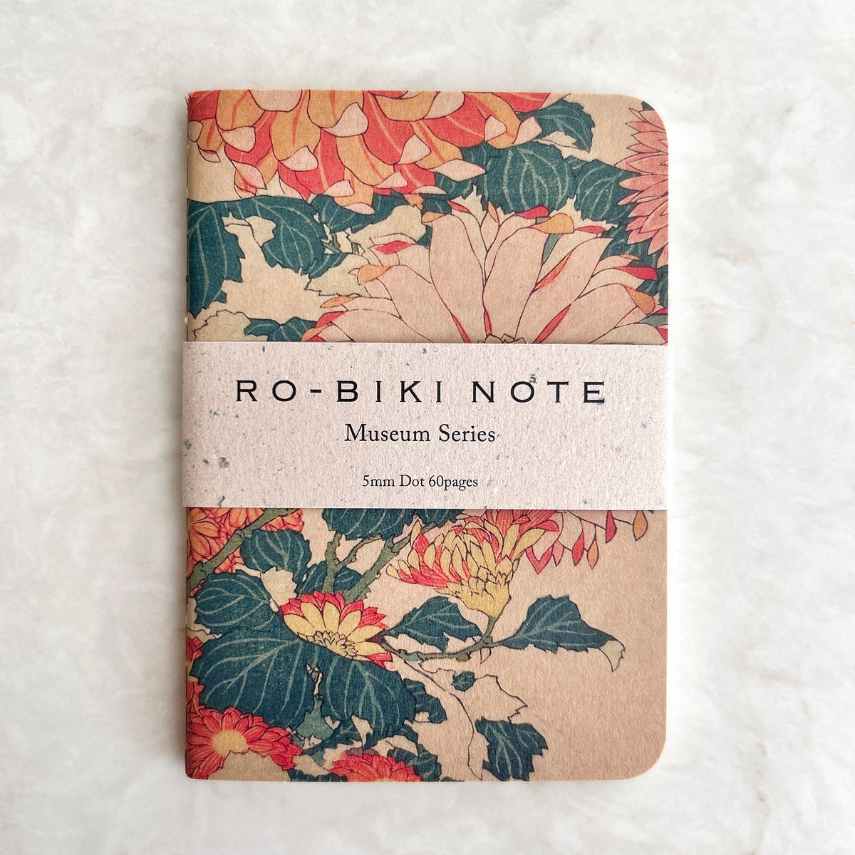 Yamamoto Paper Ro-Biki Notebook Museum Series - Kiku