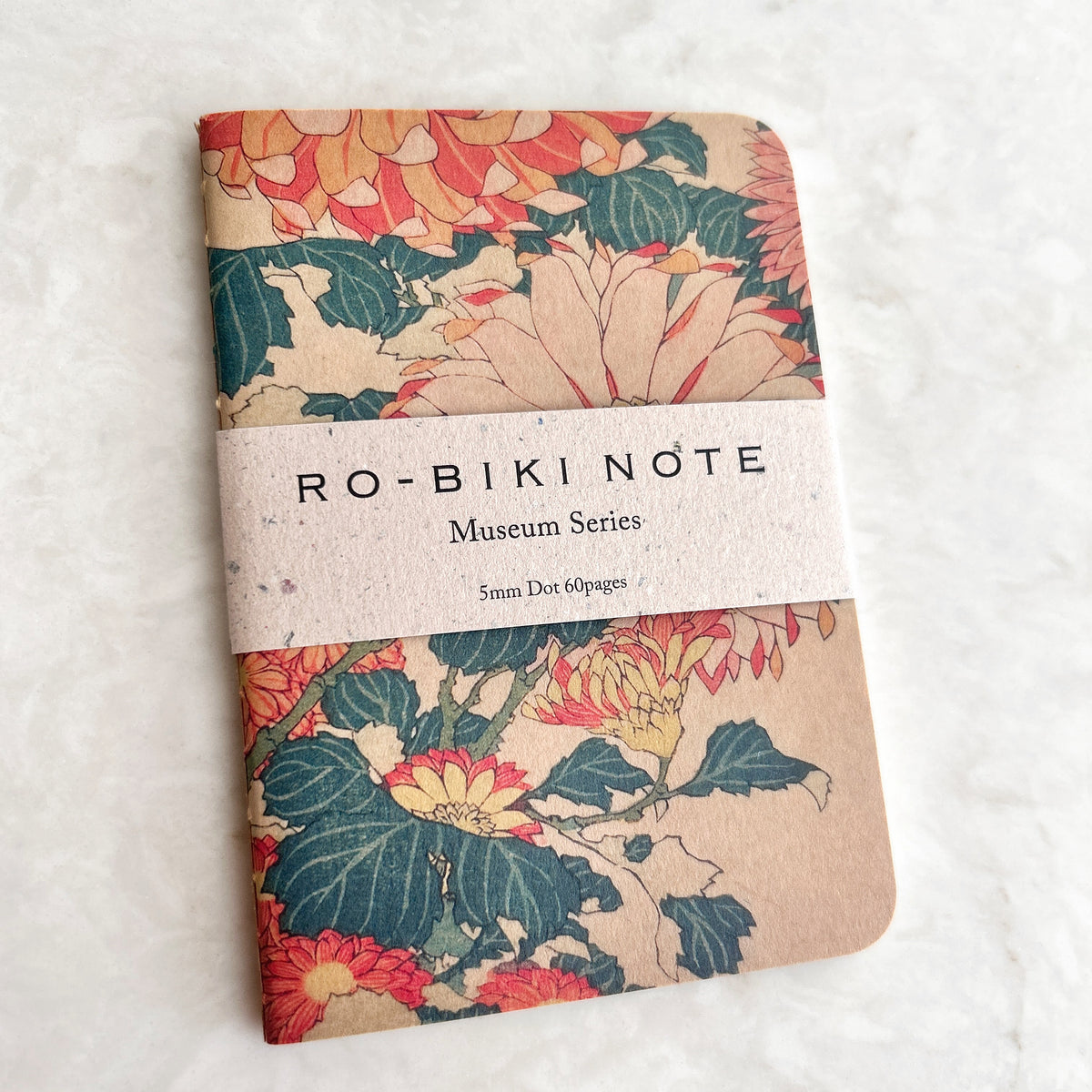 Yamamoto Paper Ro-Biki Notebook Museum Series - Kiku