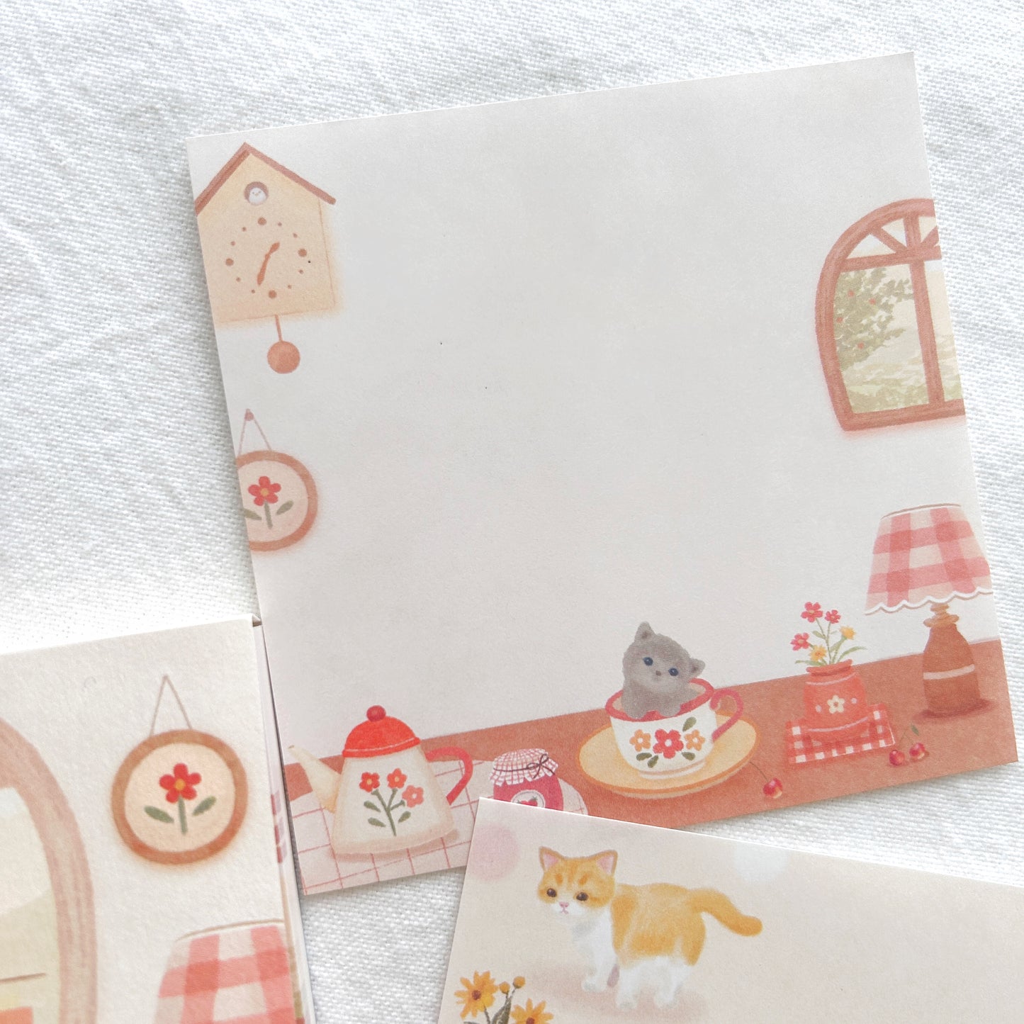 NB Mattari Animals Memo Pad - Day Kitten