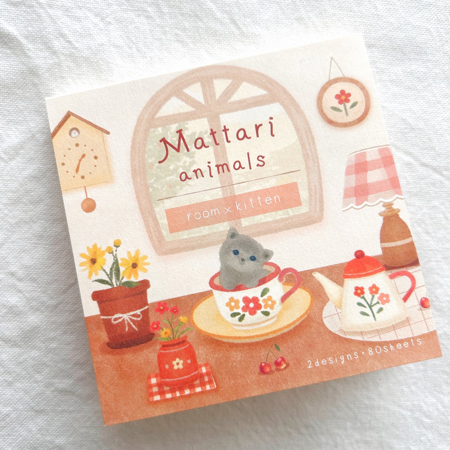 NB Mattari Animals Memo Pad - Day Kitten