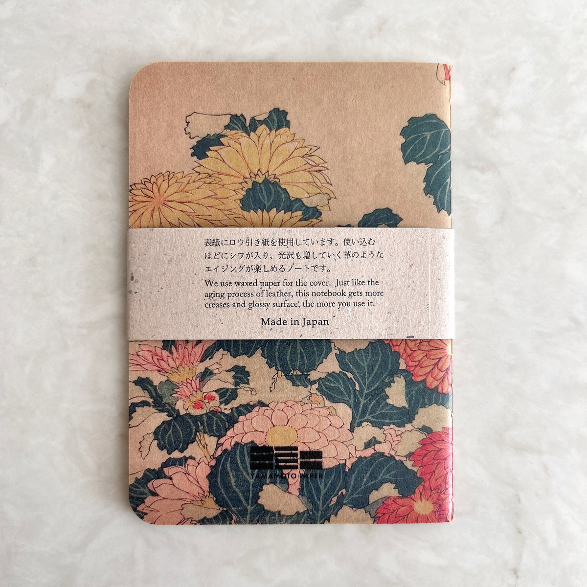 Yamamoto Paper Ro-Biki Notebook Museum Series - Kiku