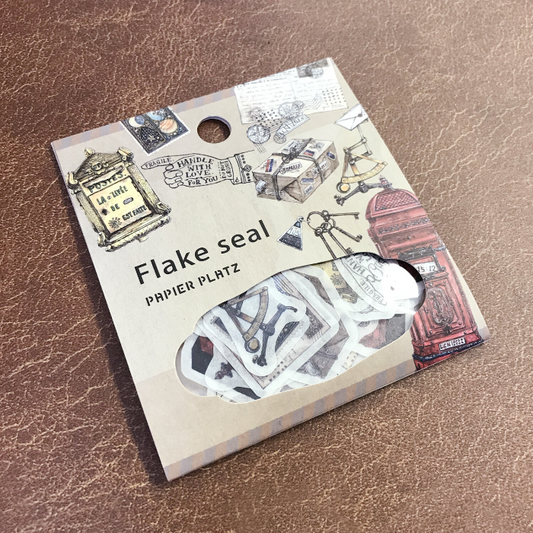 LCN Vintage Flake Stickers are a treasure trove of timeless charm. Each sticker is a miniature work of art, featuring vintage-inspired designs like antique letters and old-world illustrations.  Perfect for journaling and scrapbooking.