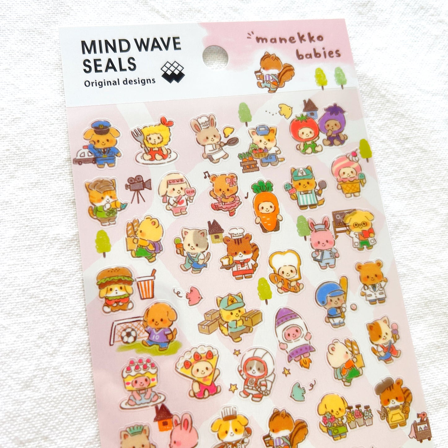 Mind Wave Manekko Stickers - Baby Animals