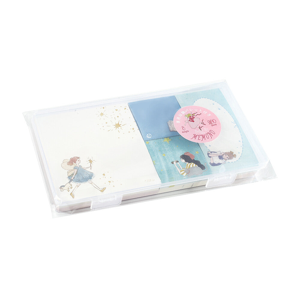 BGM Memo Pad Set MEMONO - The Dreaming Girl (280 Sheets)