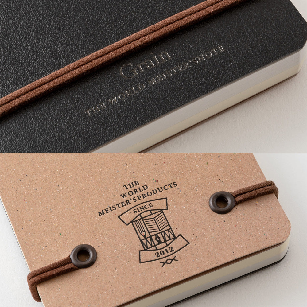 Midori Grain Memo Pad - Black