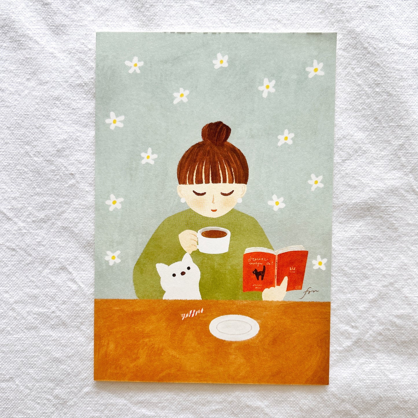 Mariko Fukuoka Postcard Booklet - Meow