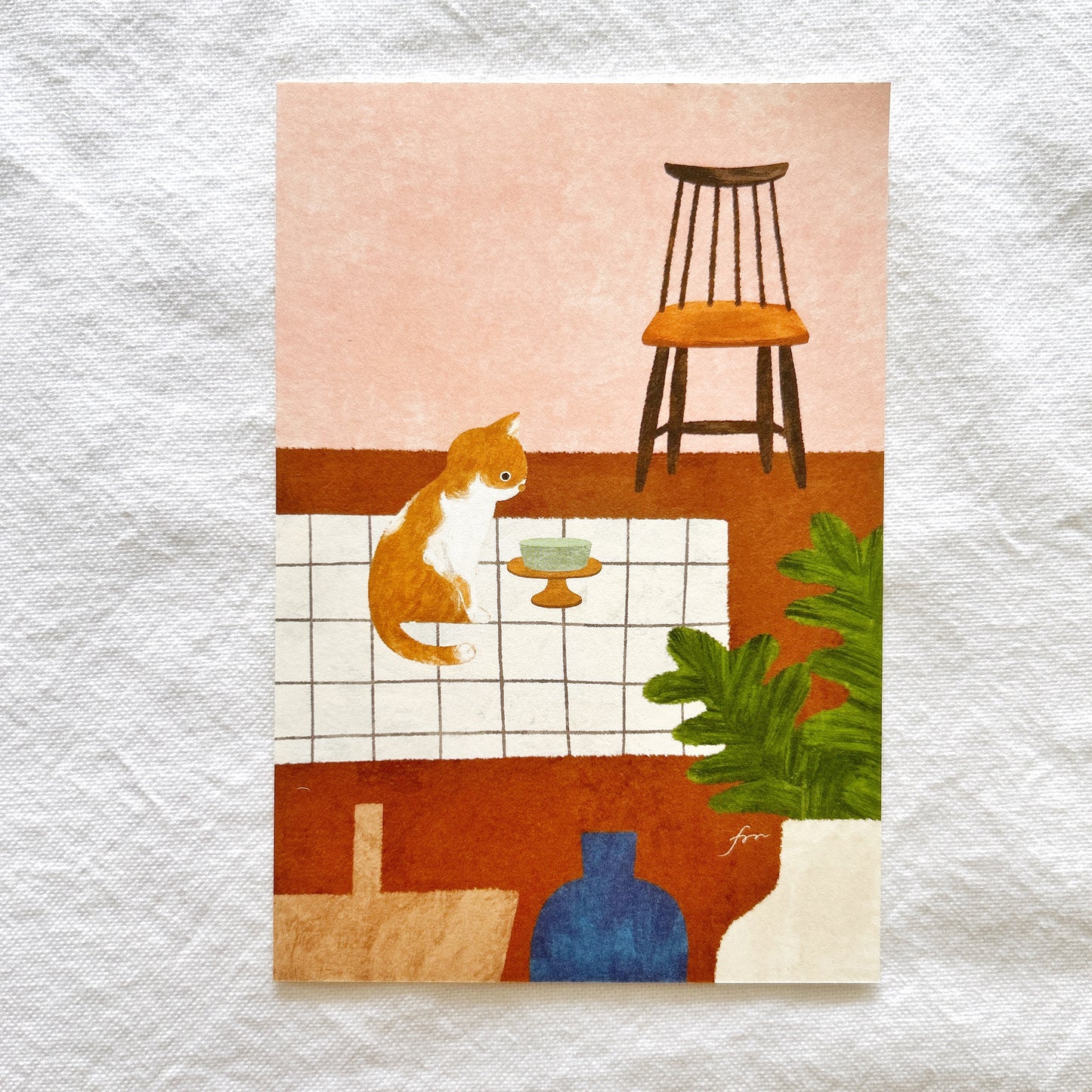 Mariko Fukuoka Postcard Booklet - Meow