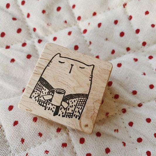 Catdoo Rubber Stamp - Midnight Coffee