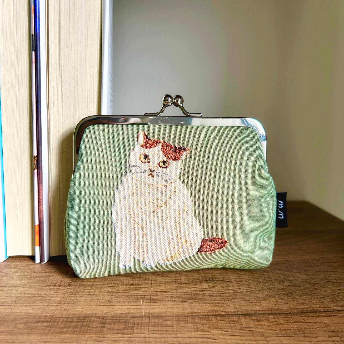 Matsuo Miyuki Mini Cat Purse - Green