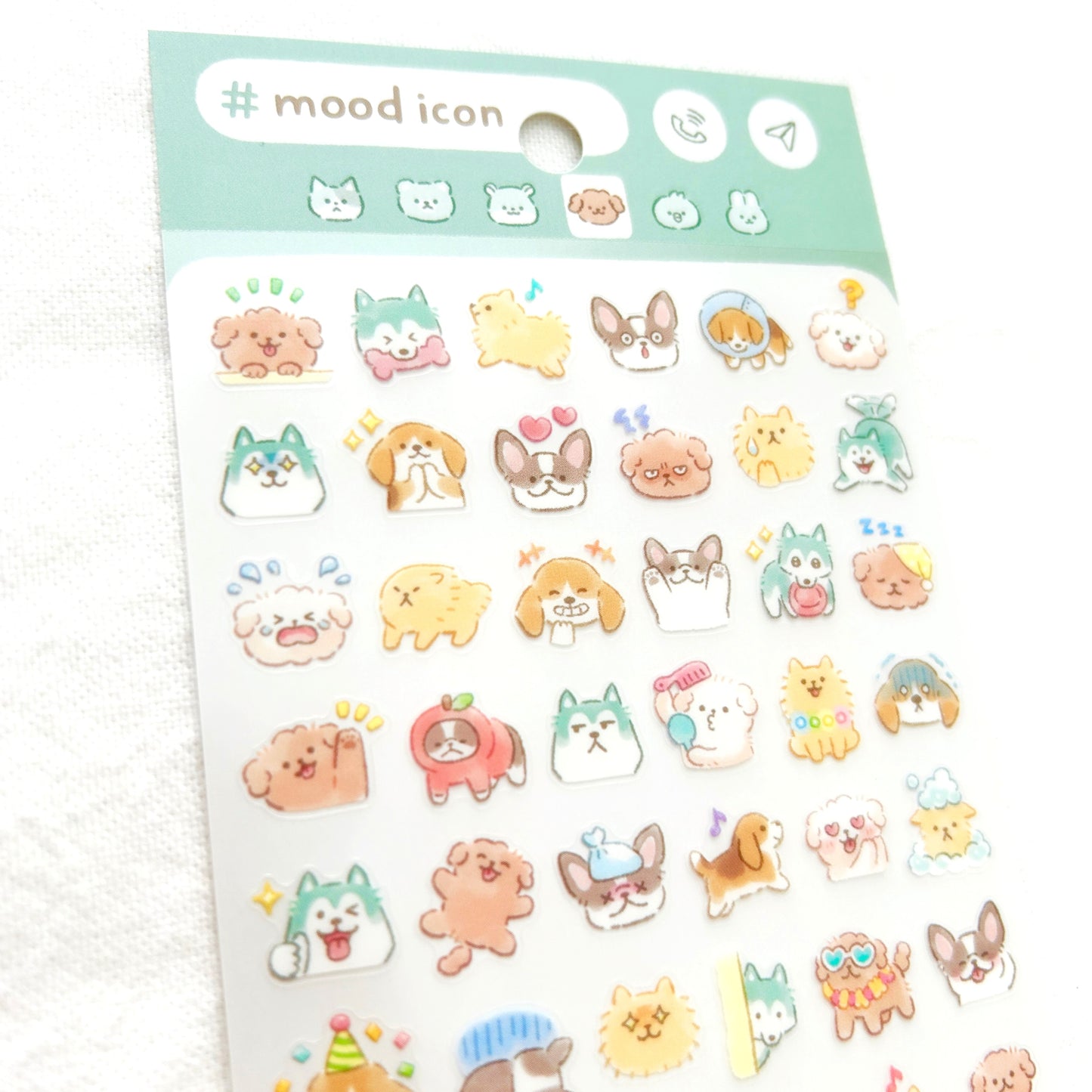 Mind Wave Mood Icon Stickers - Dog