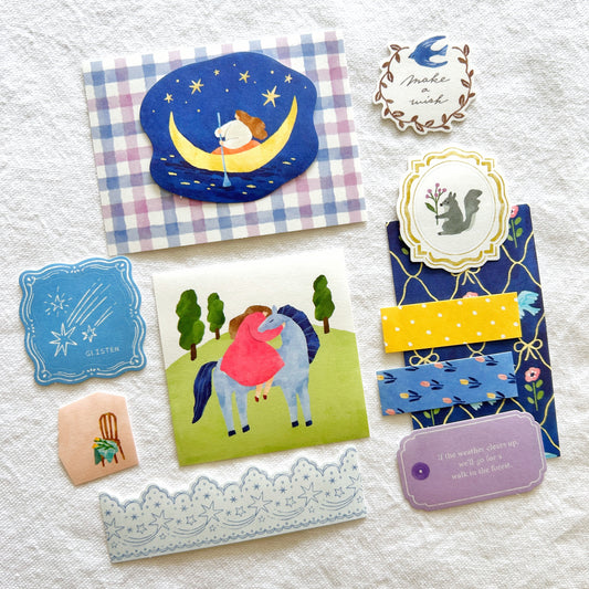 Mind Wave Yori-Dori Flake Stickers - Moonlit Dream