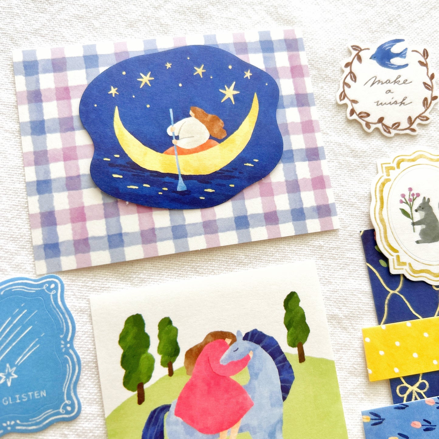 Mind Wave Yori-Dori Flake Stickers - Moonlit Dream