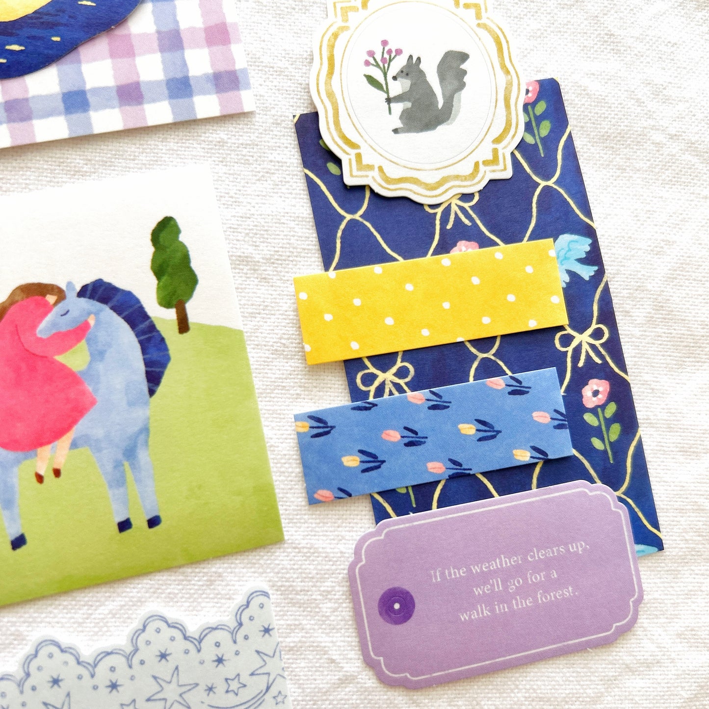 Mind Wave Yori-Dori Flake Stickers - Moonlit Dream