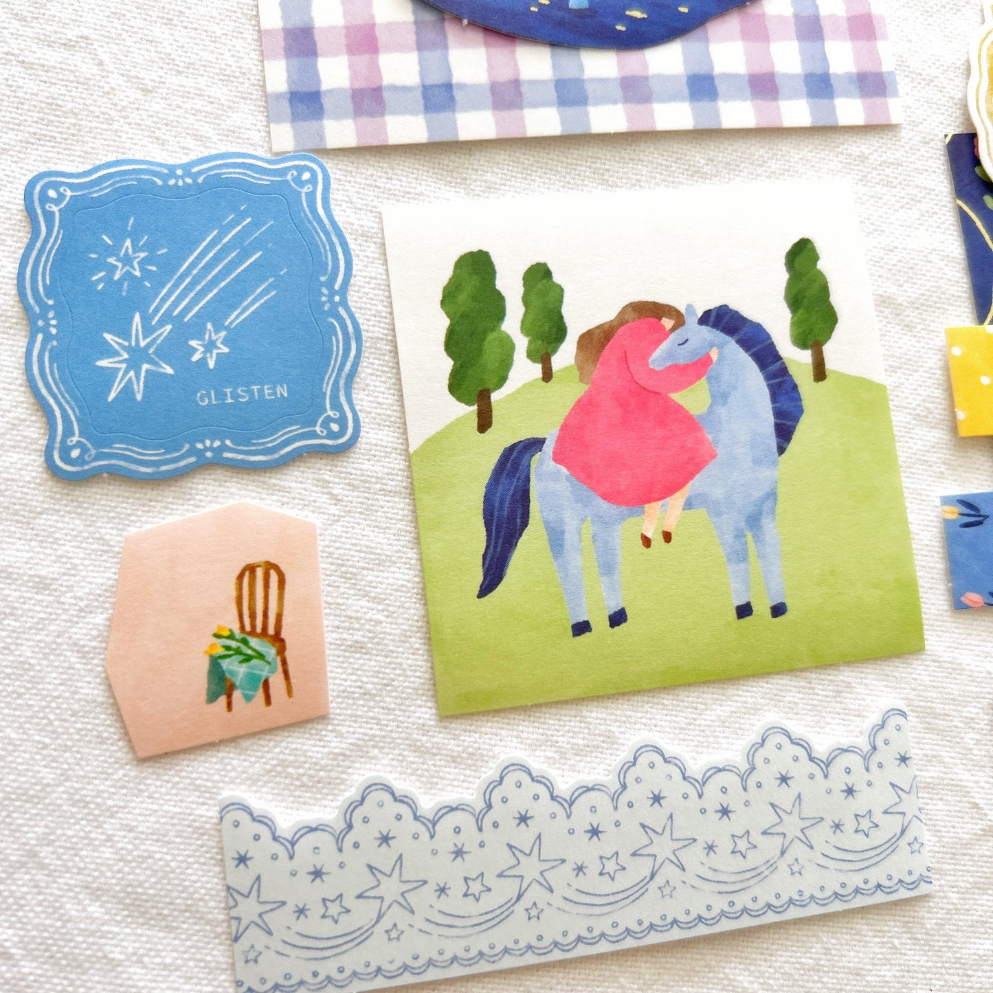 Mind Wave Yori-Dori Flake Stickers - Moonlit Dream