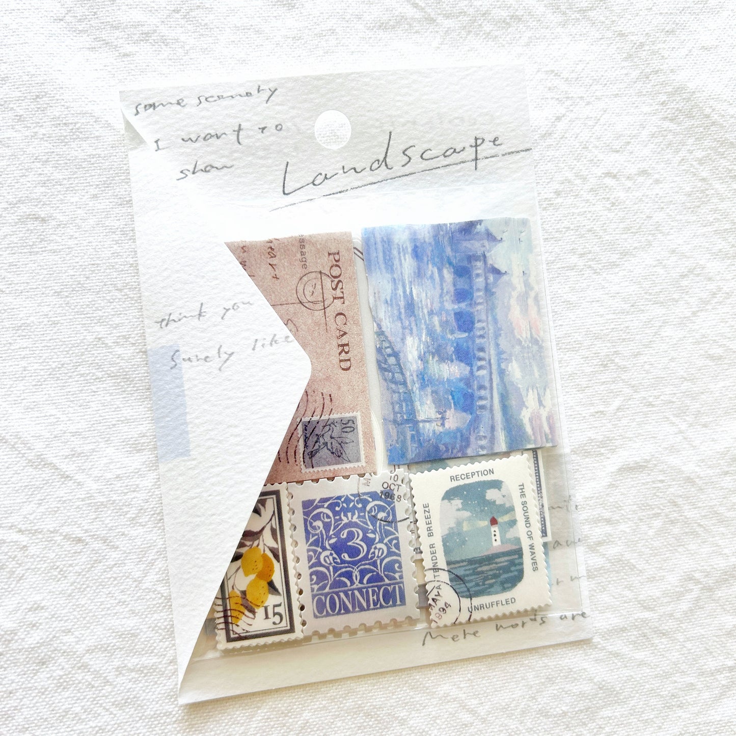 Mind Wave Landscape Flake Stickers - Morning Calm