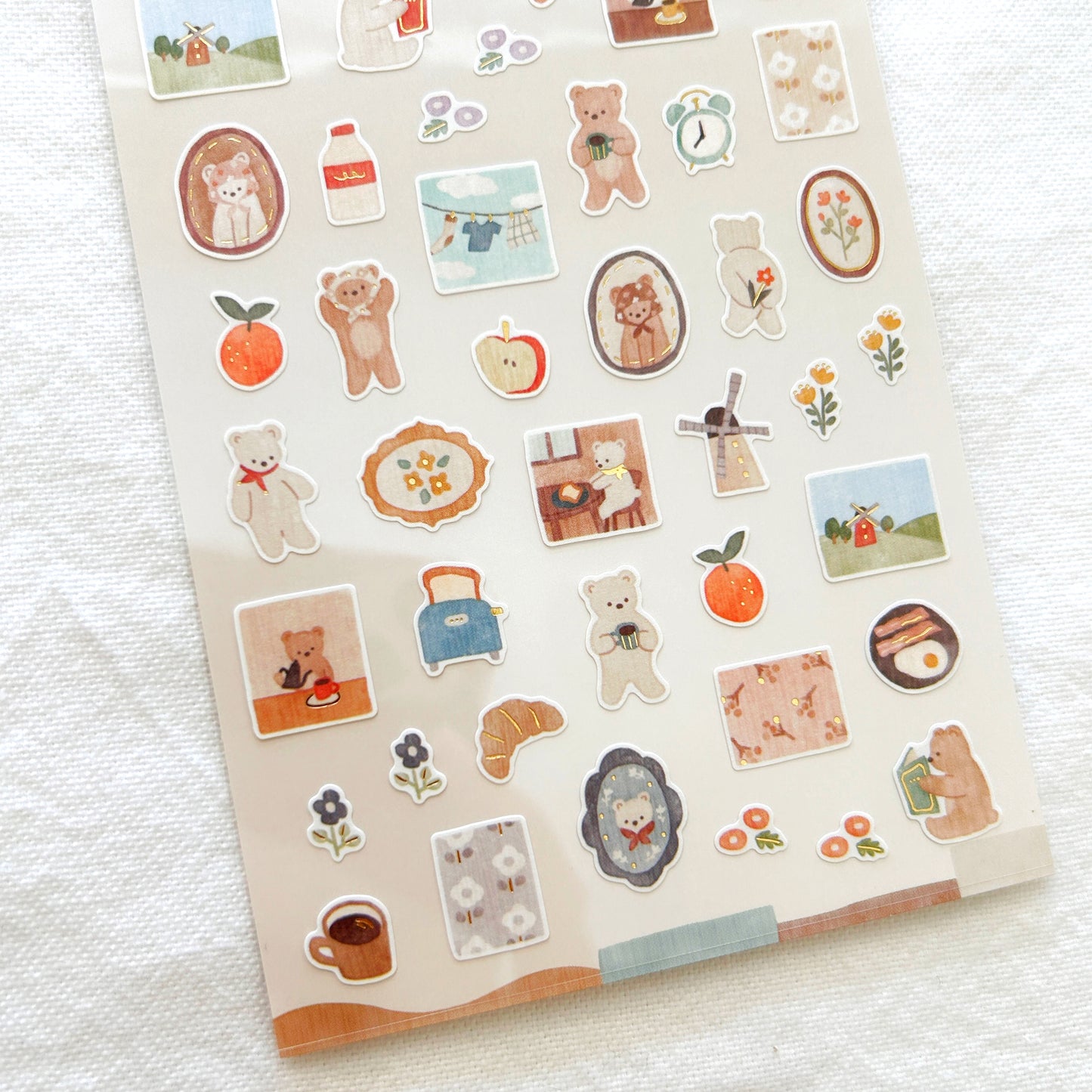 Mind Wave Lampo Mini Stickers - Morning With Bear