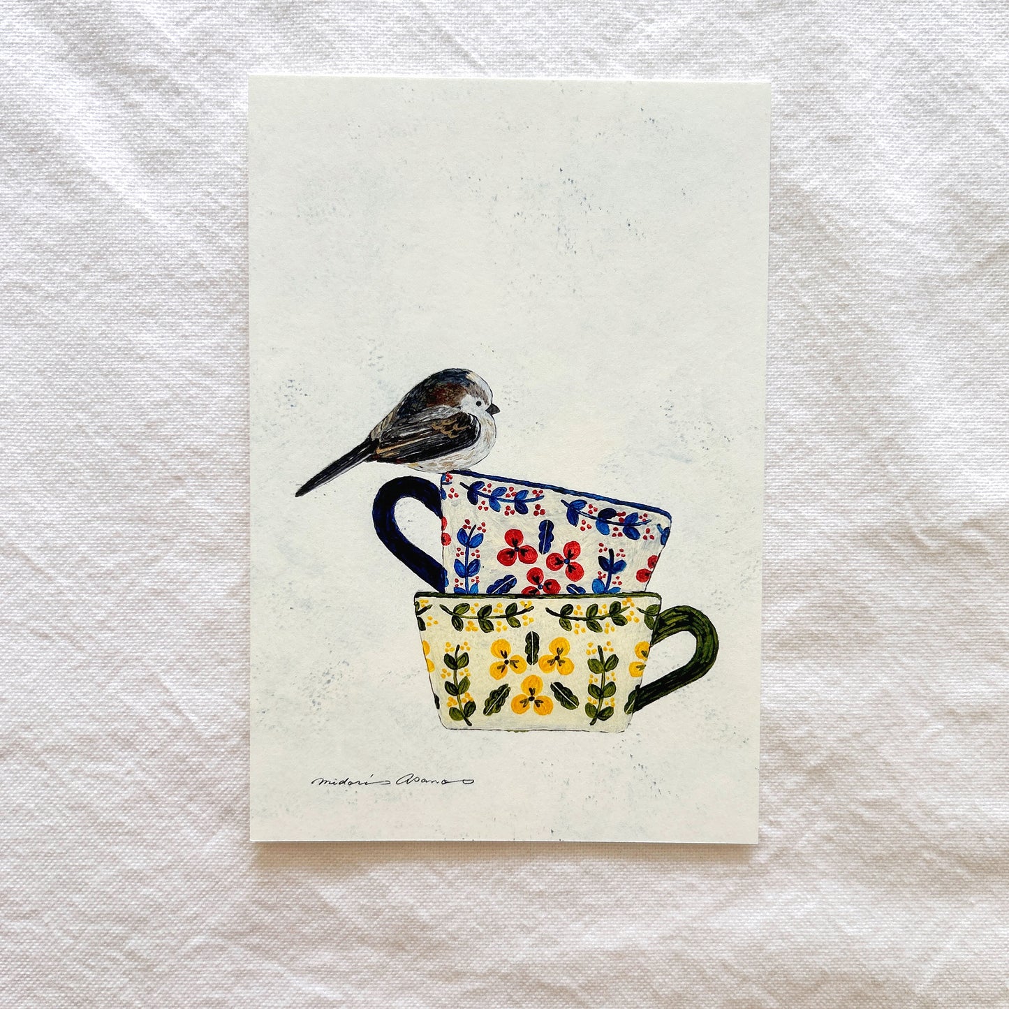Midori Asano Postcard Booklet - My Favorite Mugs