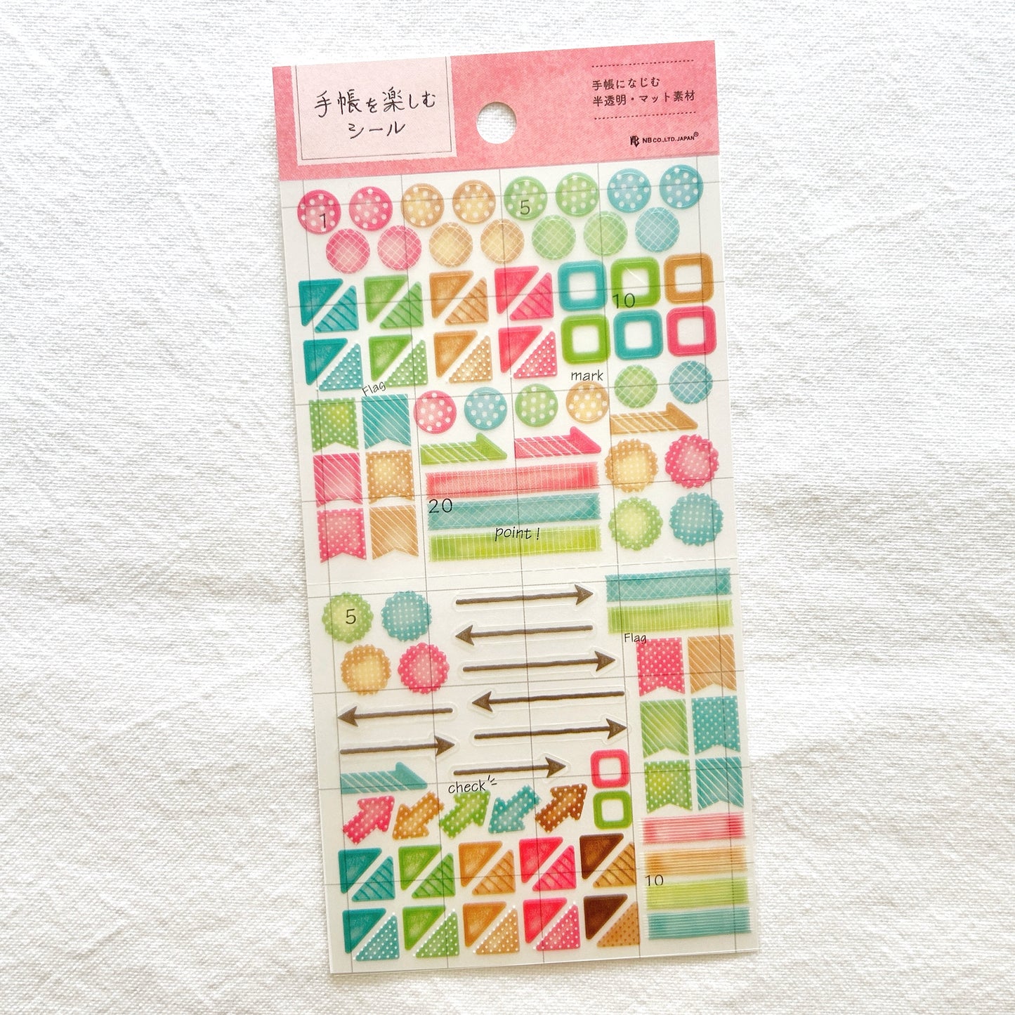 NB Planner Accent Stickers - Multicolor