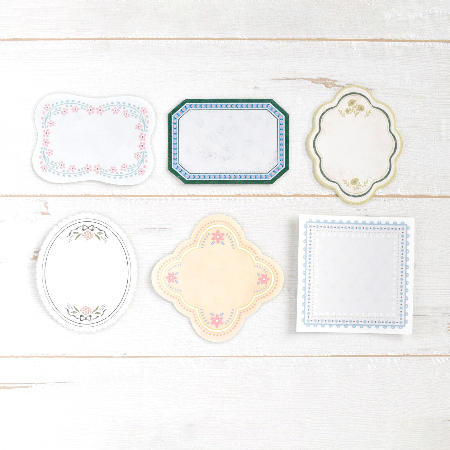 Papier Platz Flake Sticky Notes - Nostalgia Frame
