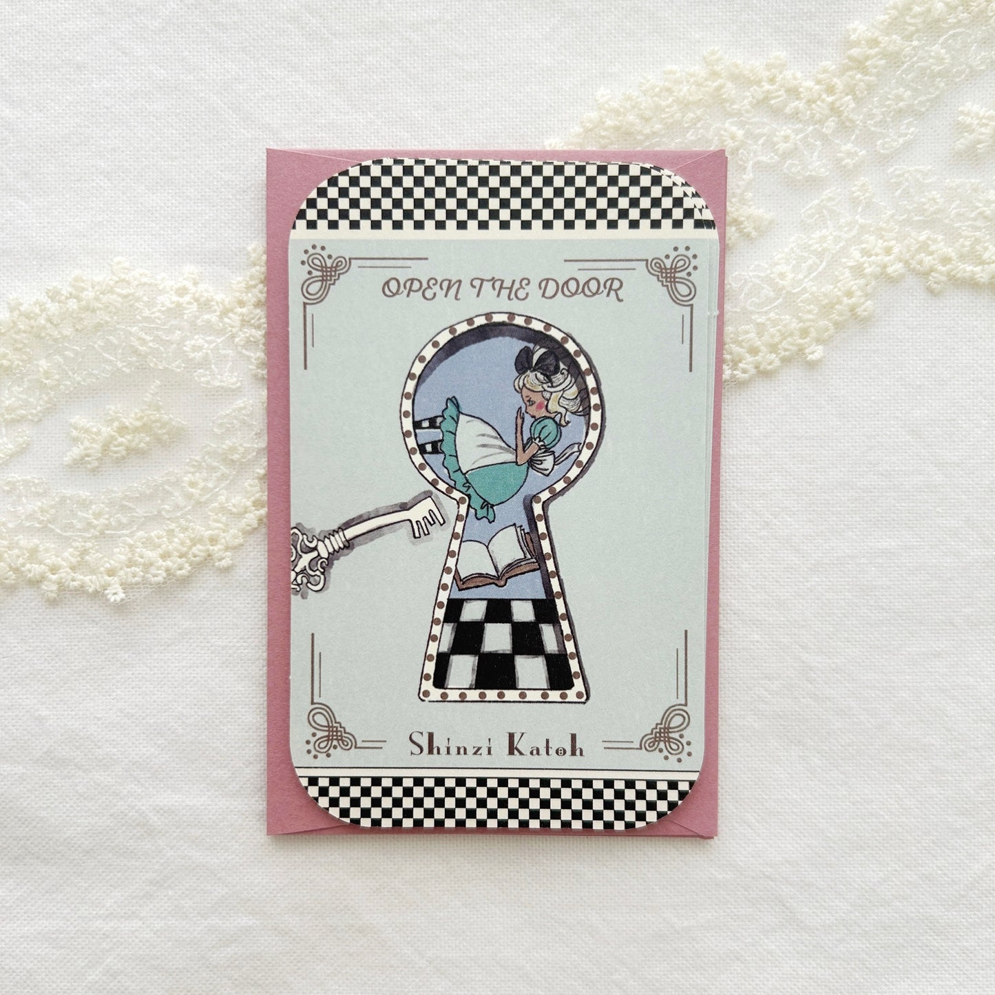Shinzi Katoh Message Card Set - Alice Open The Door