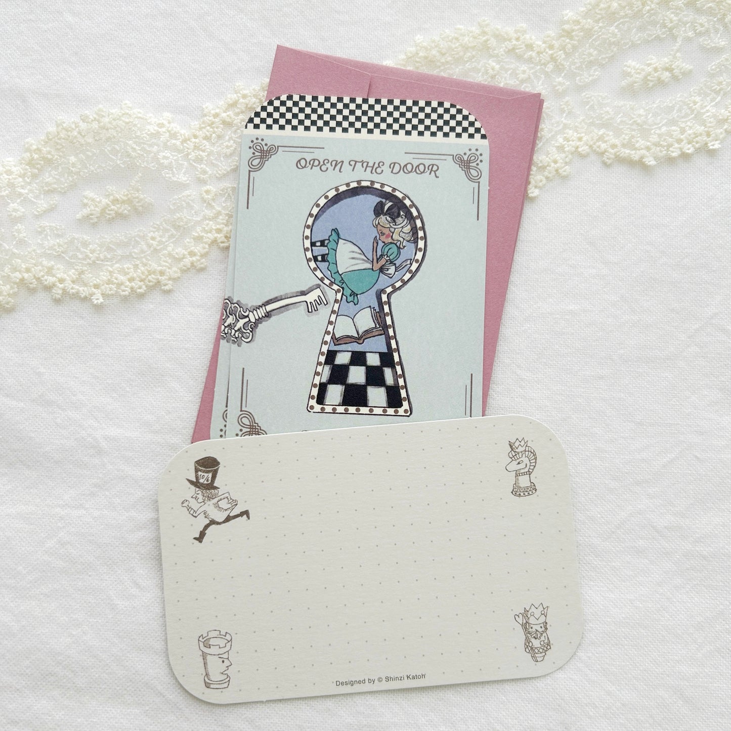 Shinzi Katoh Message Card Set - Alice Open The Door