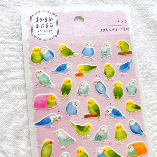 Mind Wave Mame Mame Stickers - Parakeet