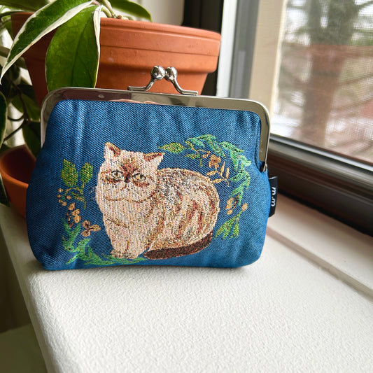 Matsuo Miyuki Mini Cat Purse - Perle