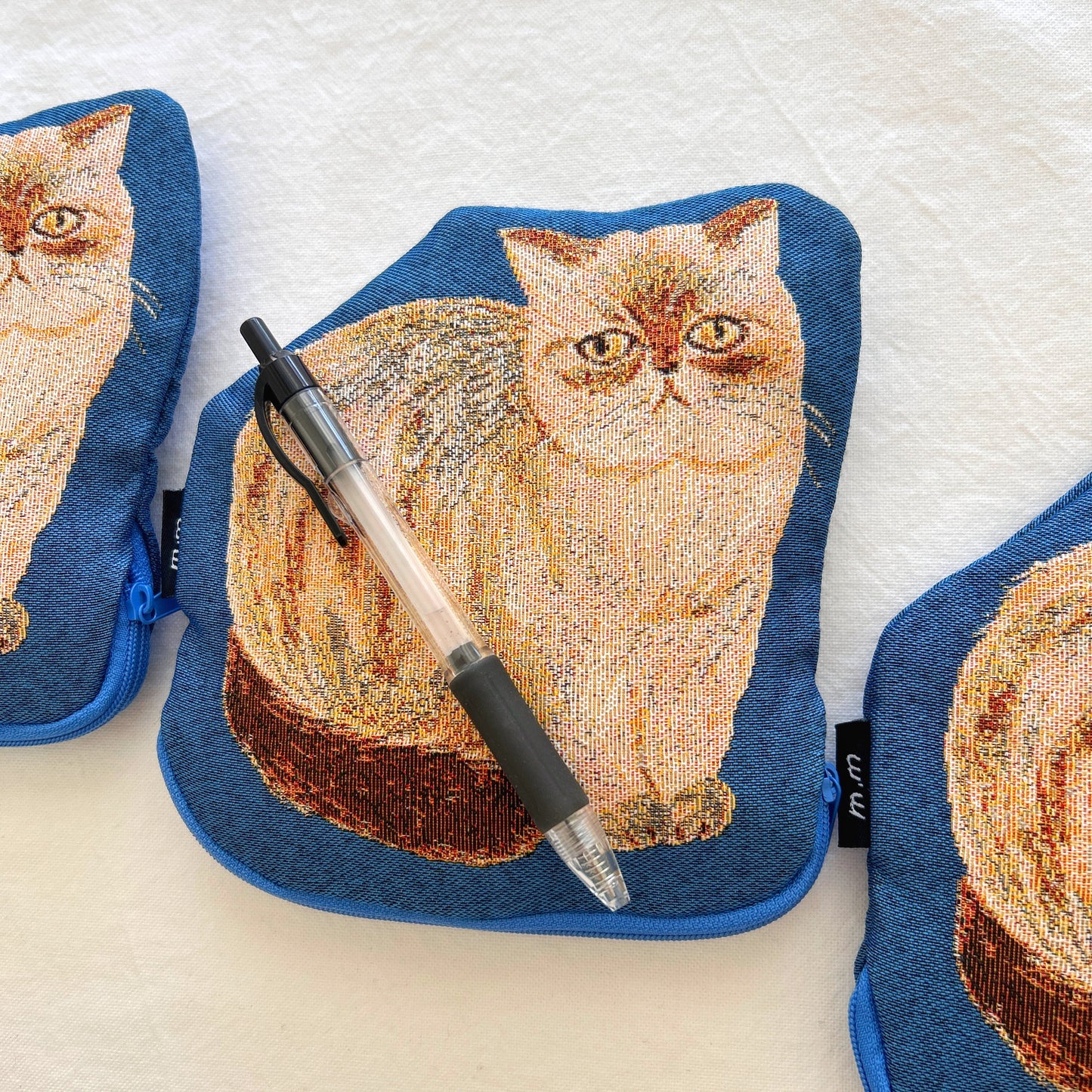 Matsuo Miyuki Cat Pouch - Perle