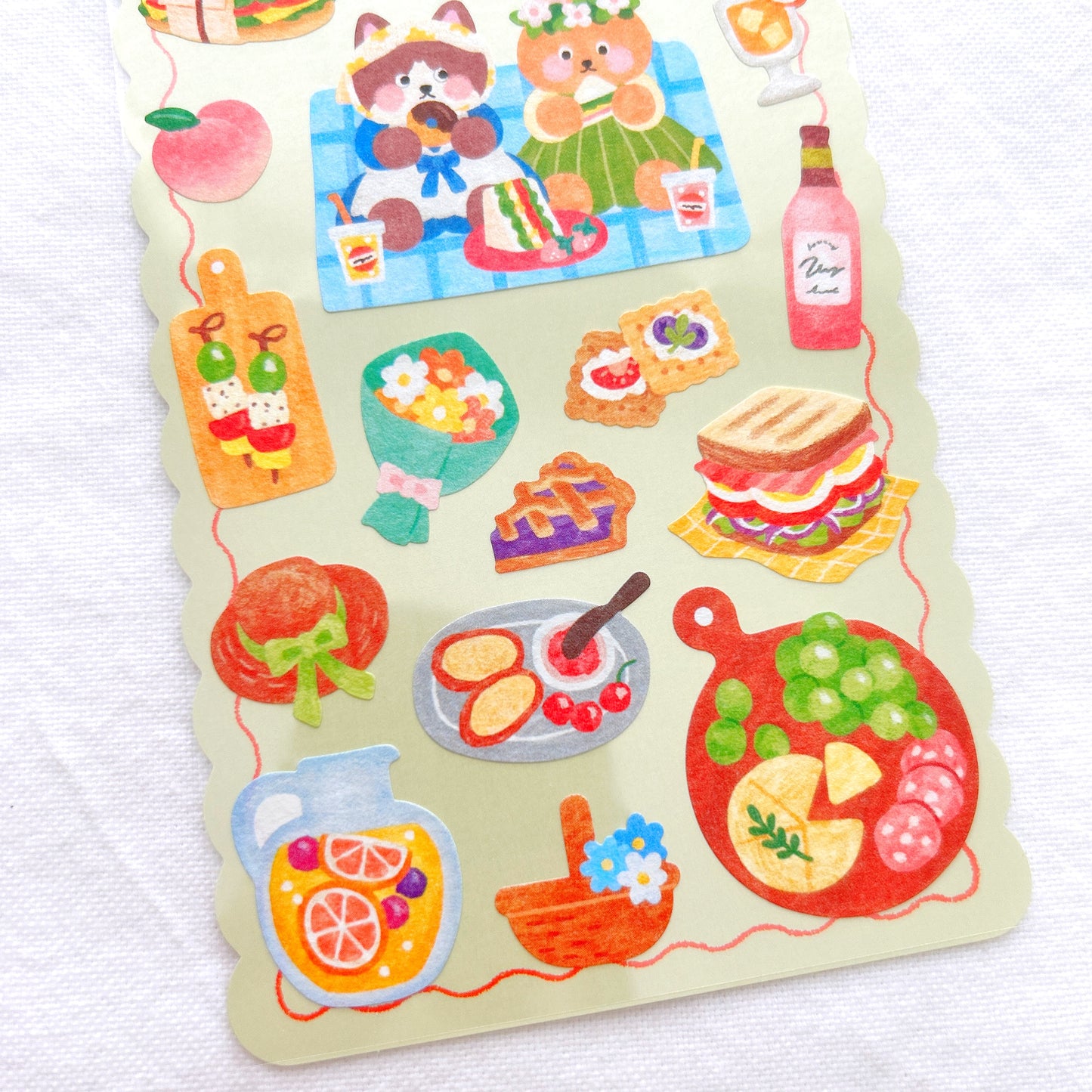 Mind Wave Tummy Happiness Stickers - Picnic
