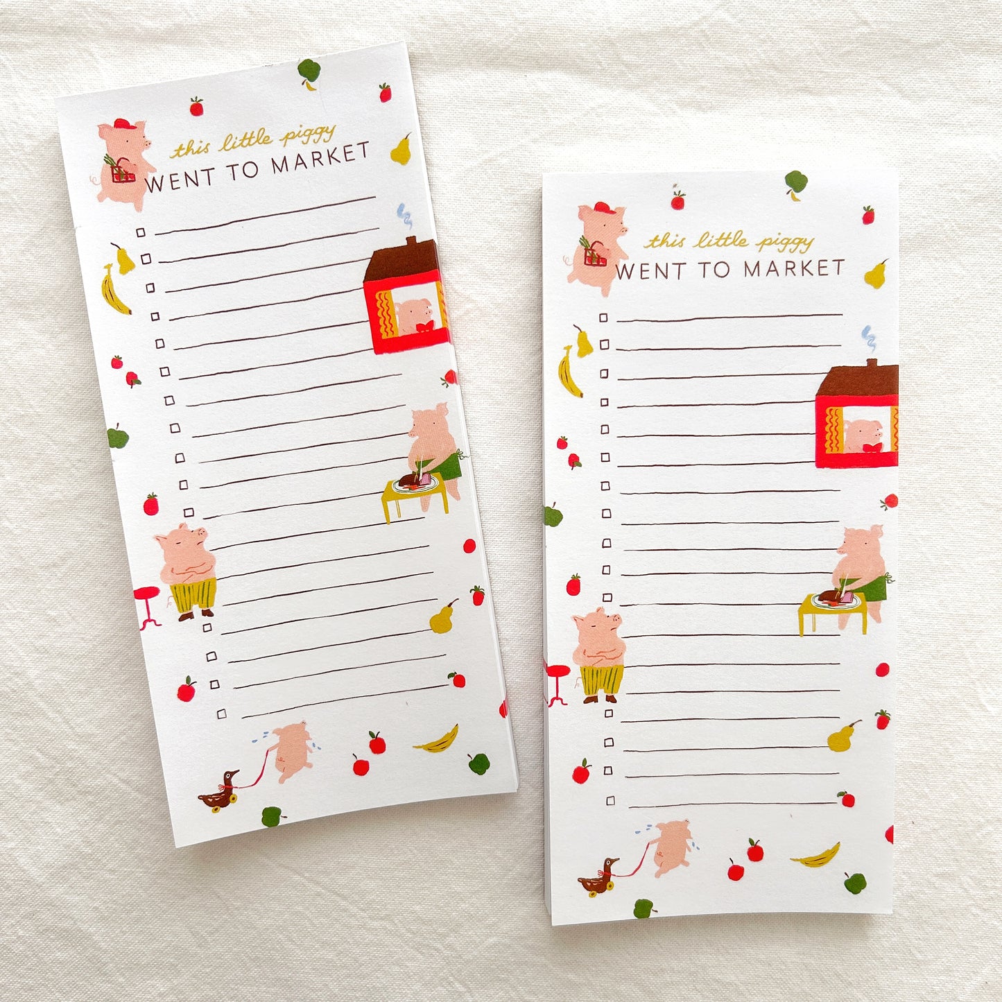 This Little Piggy Magnetic Notepad