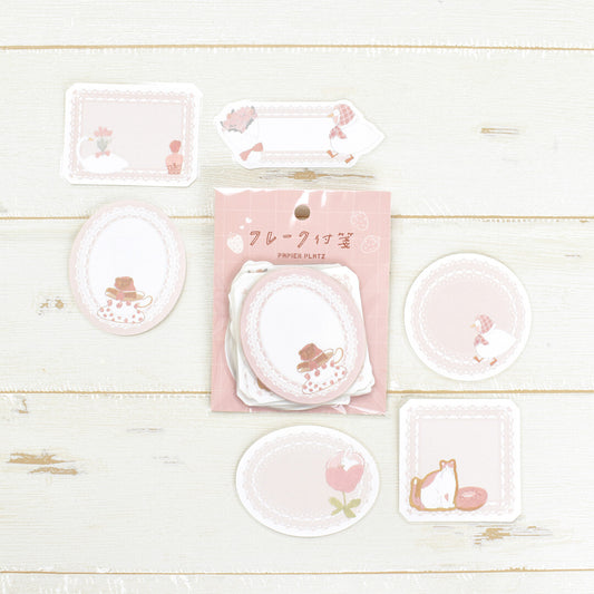 Papier Platz Flake Sticky Notes - Shoichiro Tobimatsu Pink