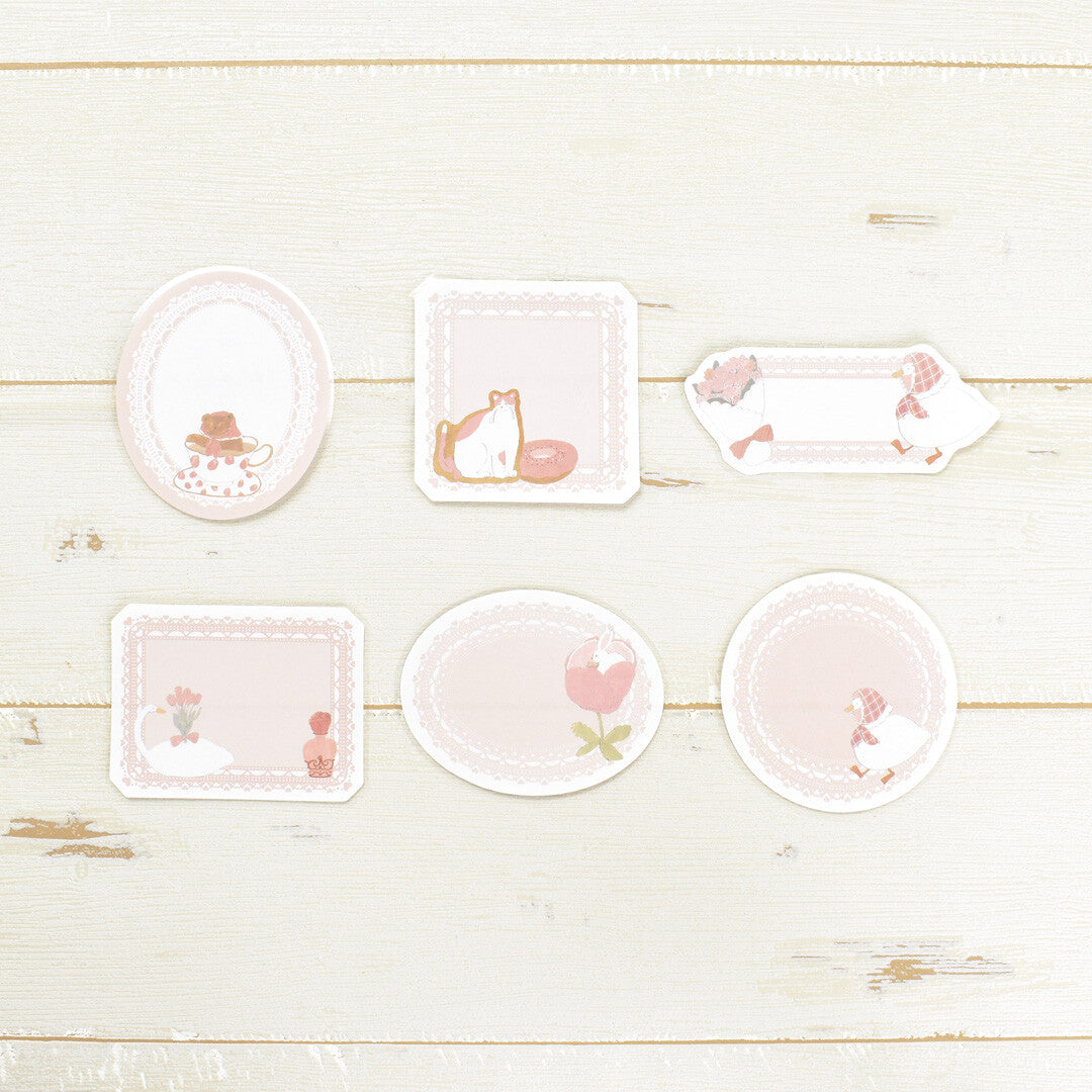 Papier Platz Flake Sticky Notes - Shoichiro Tobimatsu Pink