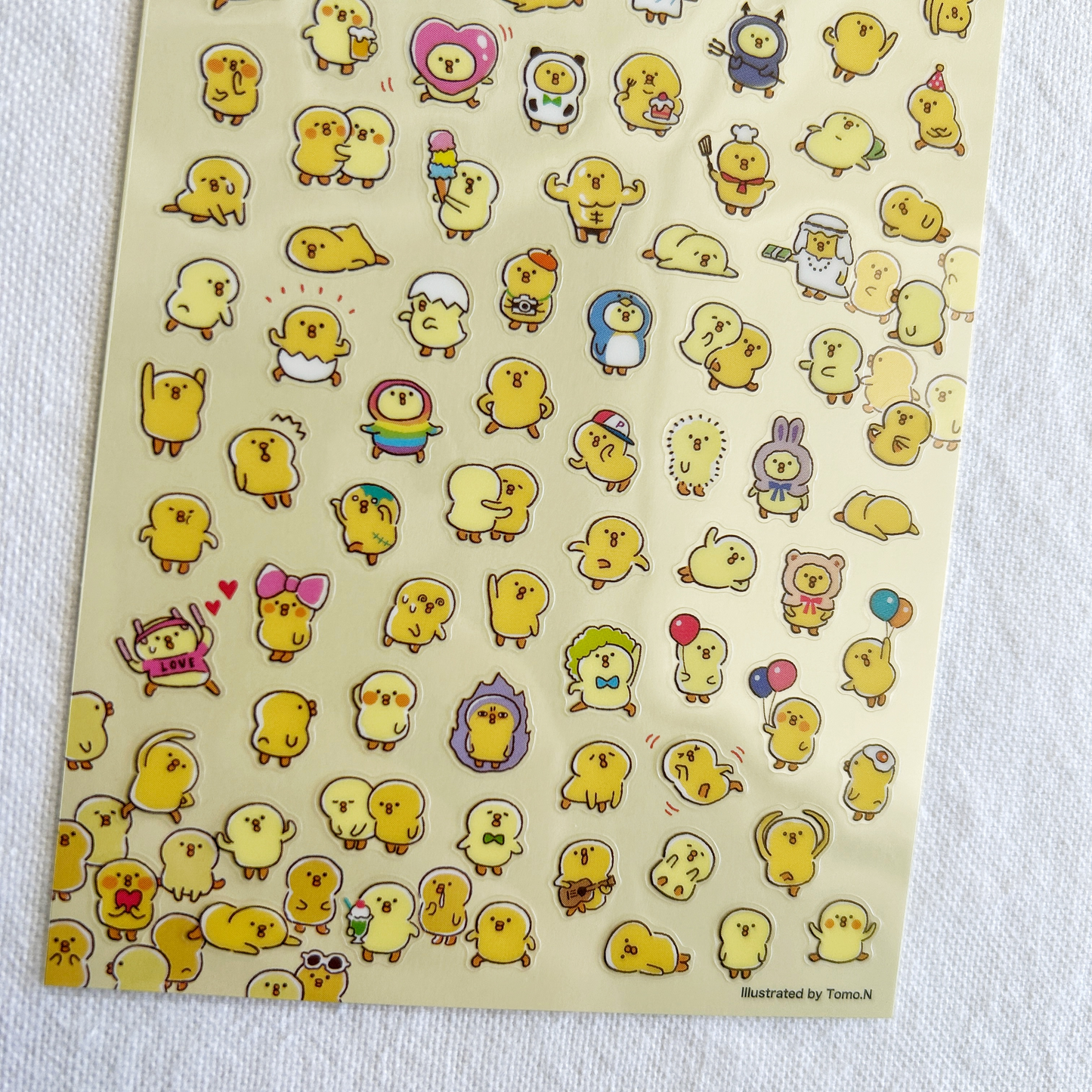 Mind Wave Sticker Sheet - Petit Pipi Pipi Chickpeas.  Perfect for journaling, scrapbooking, and craft projects.