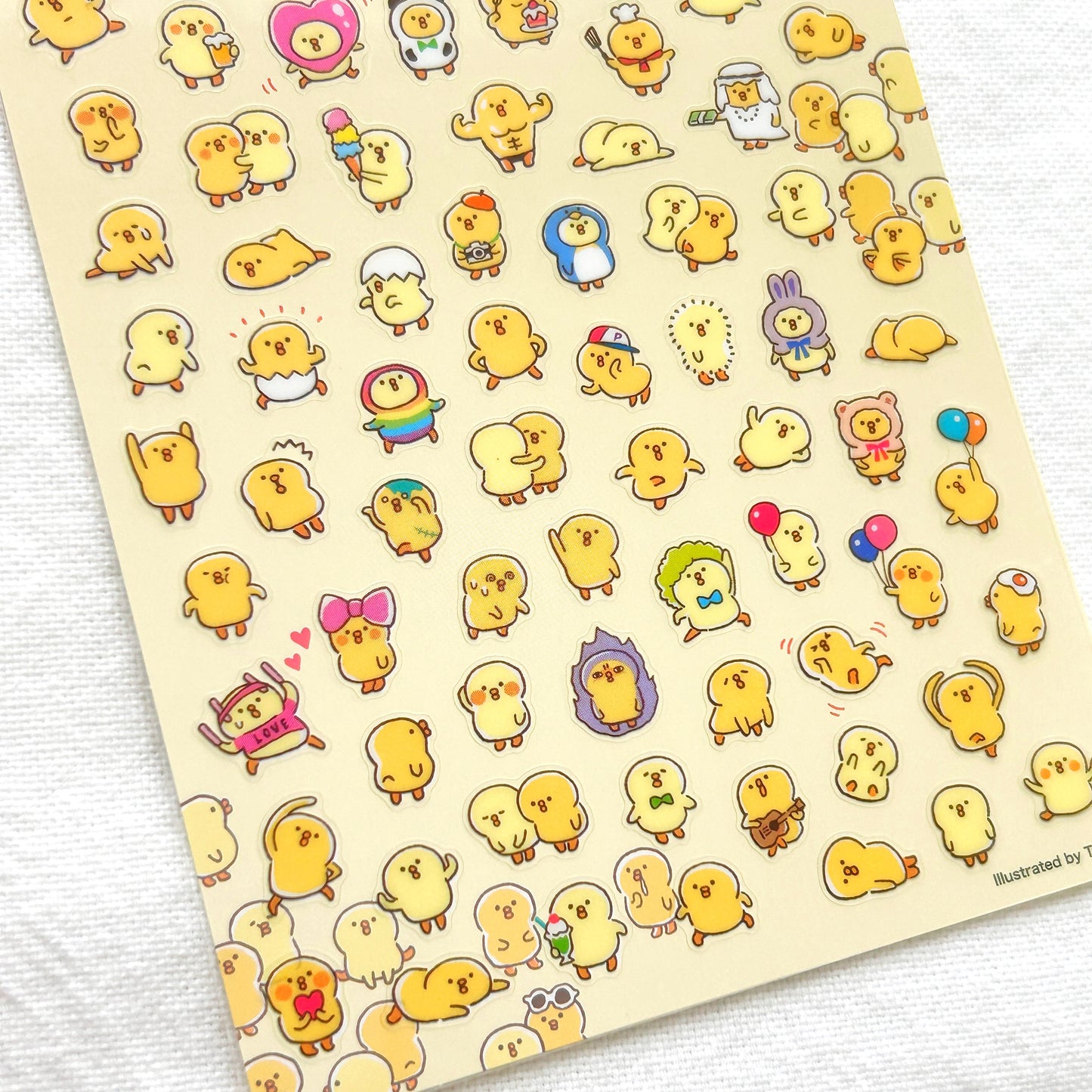 Mind Wave Sticker Sheet -  Petit Pipi Pipi Chickpeas