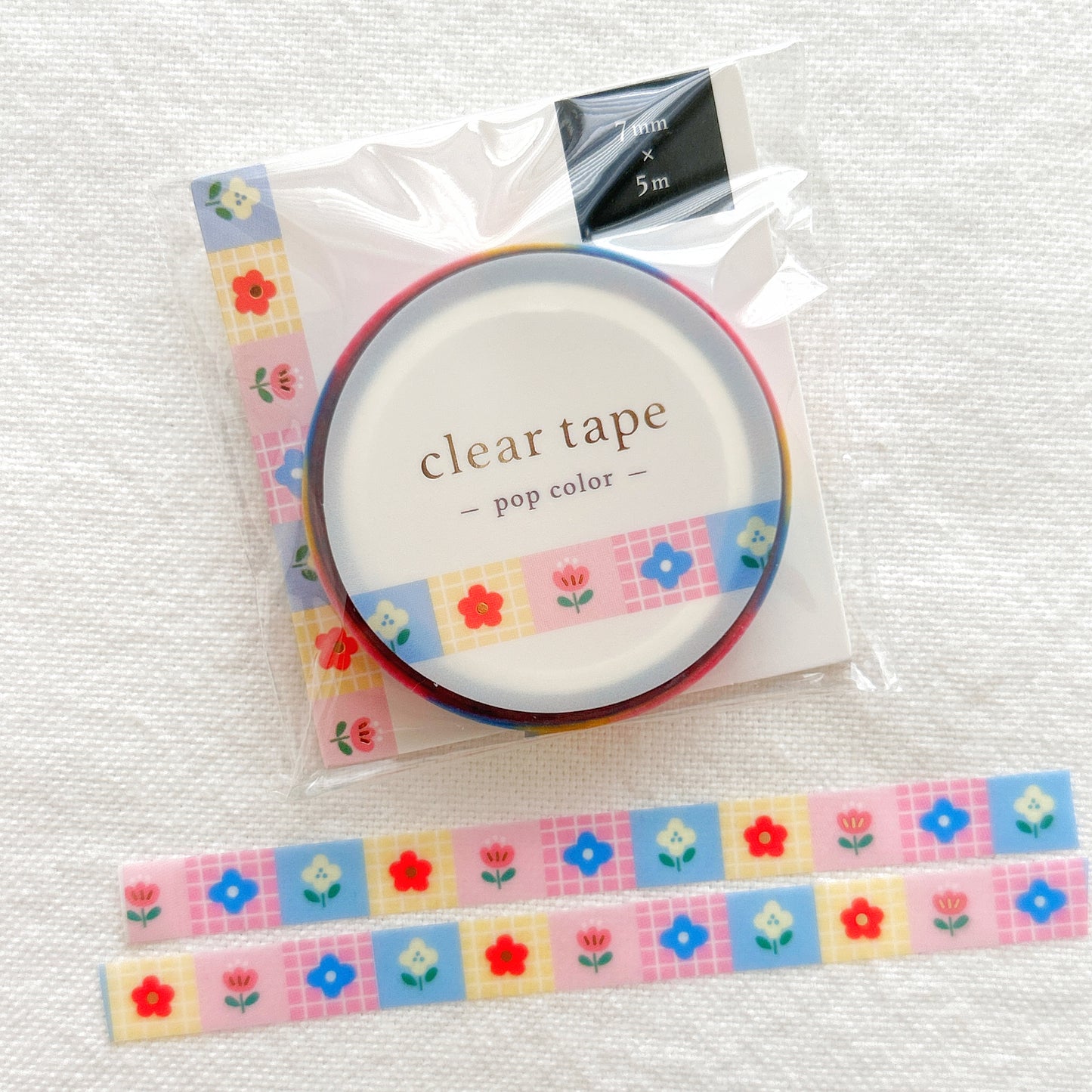 Bright colorful floral tape