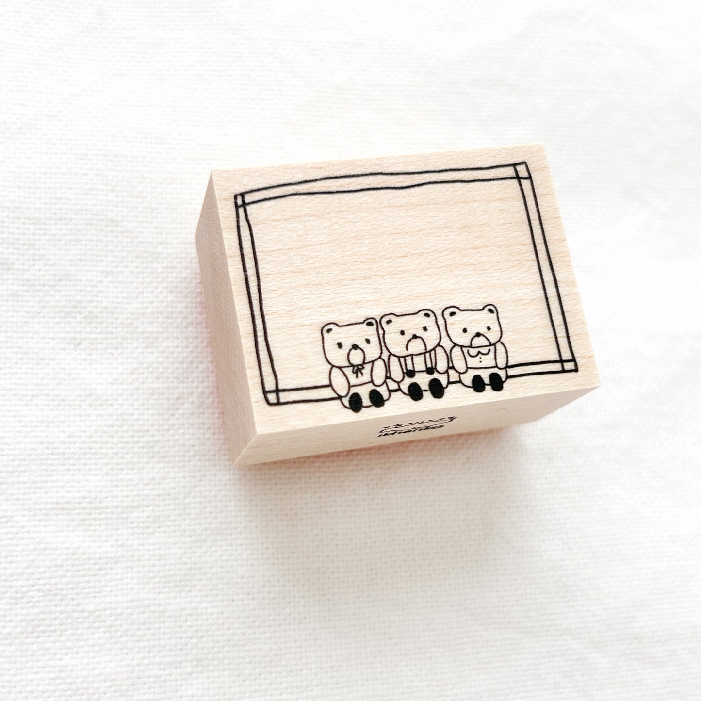Ikhanko Rubber Stamp - Positive Bears