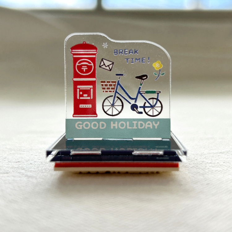 eric x SANBY Vol.2 Acrylic Stand Stamp.  Perfect for journaling, scrapbooking, and stationery lovers.