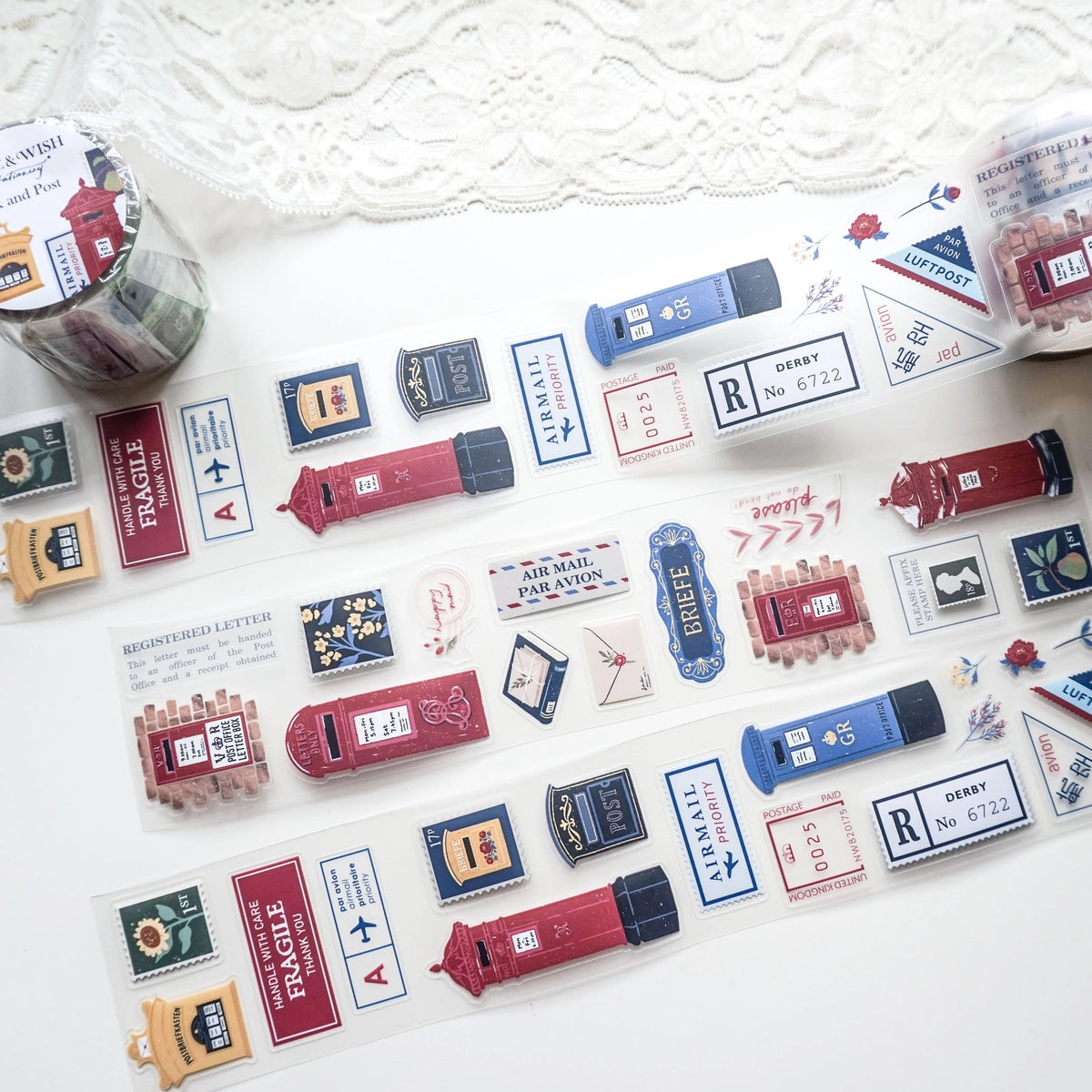 Note and Wish Pre-Cut PET Tape - Ink and Post