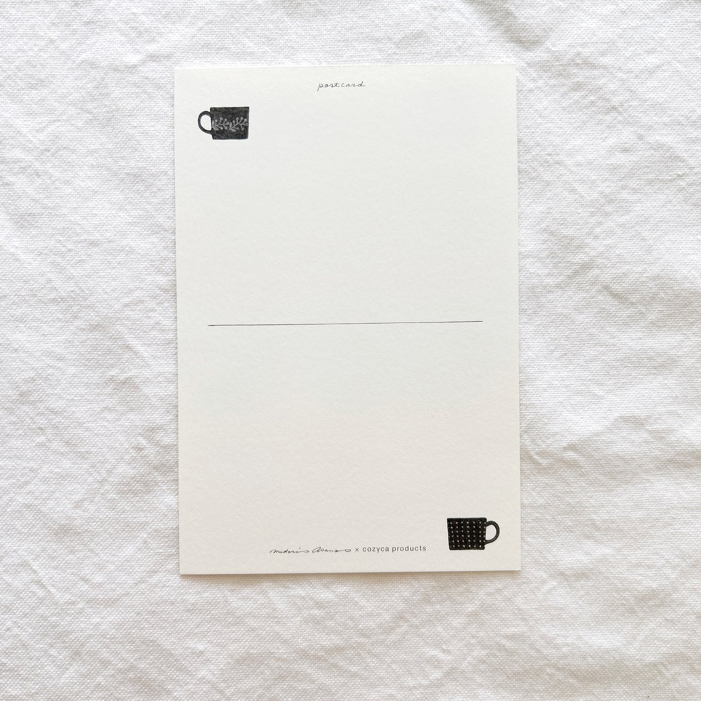 Midori Asano Postcard Booklet - My Favorite Mugs