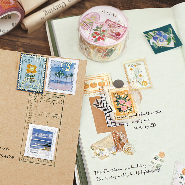 BGM Japanese Washi Tapes and Stickers, featuring beautiful Japanese-inspired designs perfect for journaling, scrapbooking, planners, and crafts.