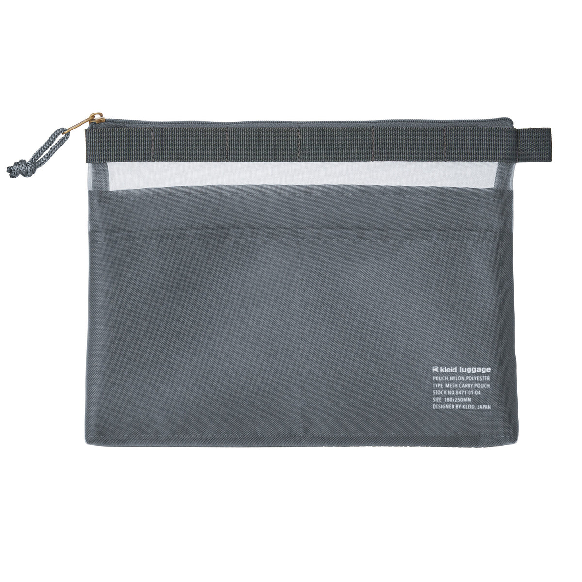 Kleid Mesh Carry Pouch - Charcoal