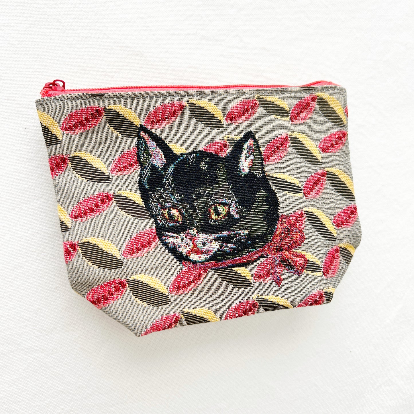 Nathalie Lété Cat Pouch - Black Cat