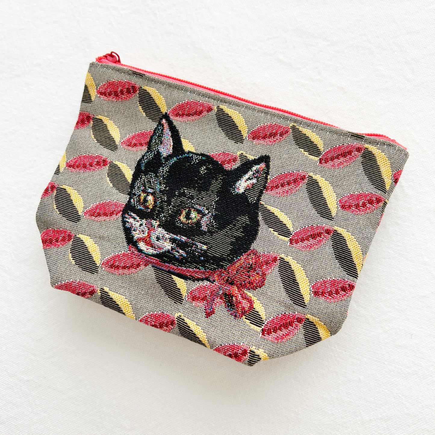 Nathalie Lété Cat Pouch - Black Cat