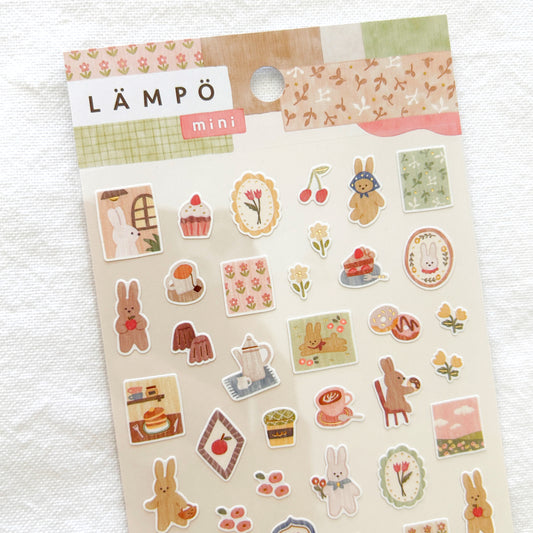 Mind Wave Lampo Mini Stickers - Rabbit and Sunset