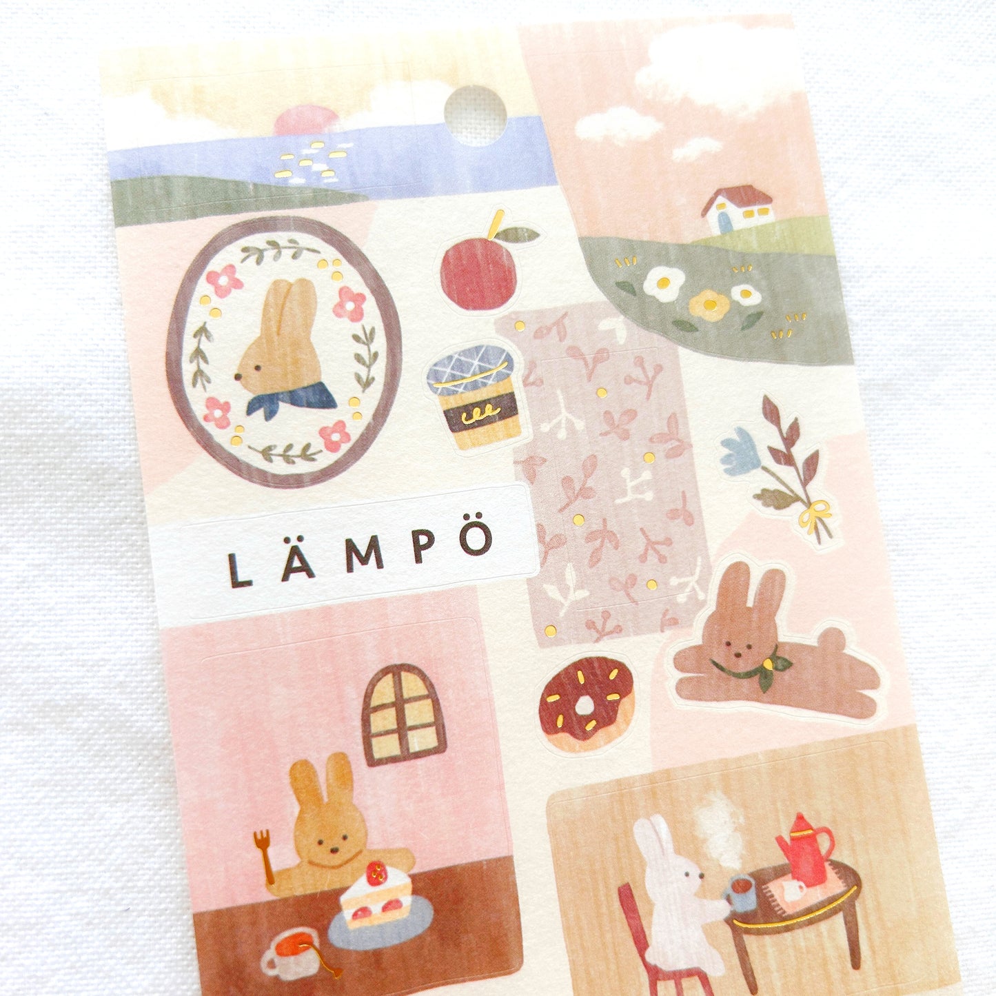 Mind Wave Lampo Sticker - Rabbit and Sunset