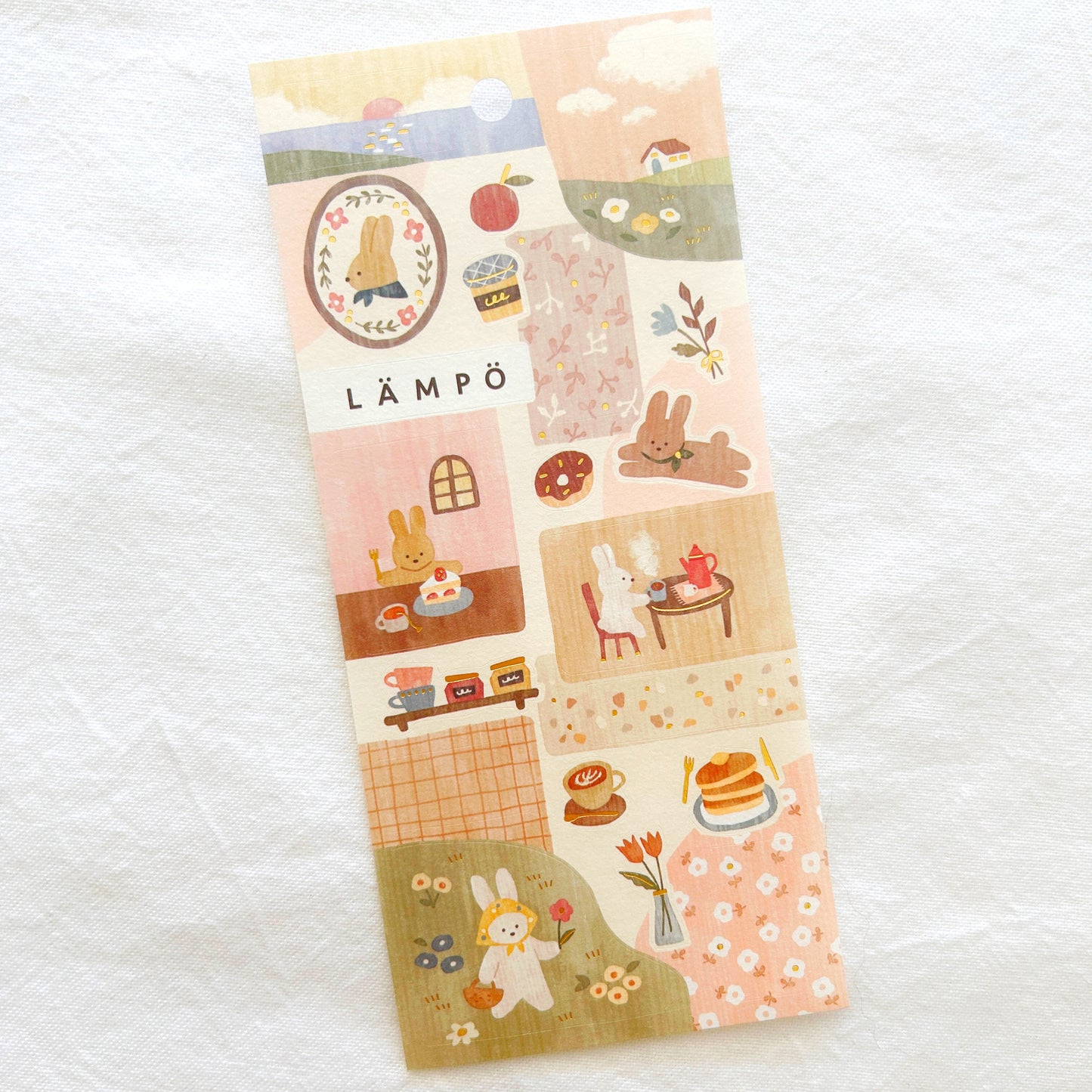 Mind Wave Lampo Sticker - Rabbit and Sunset