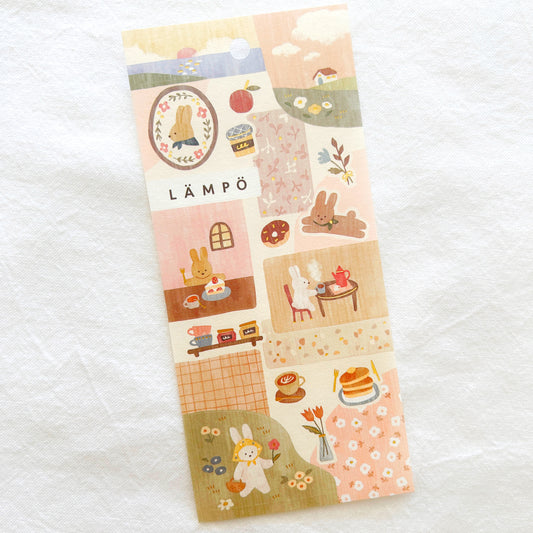 Mind Wave Lampo Sticker - Rabbit and Sunset