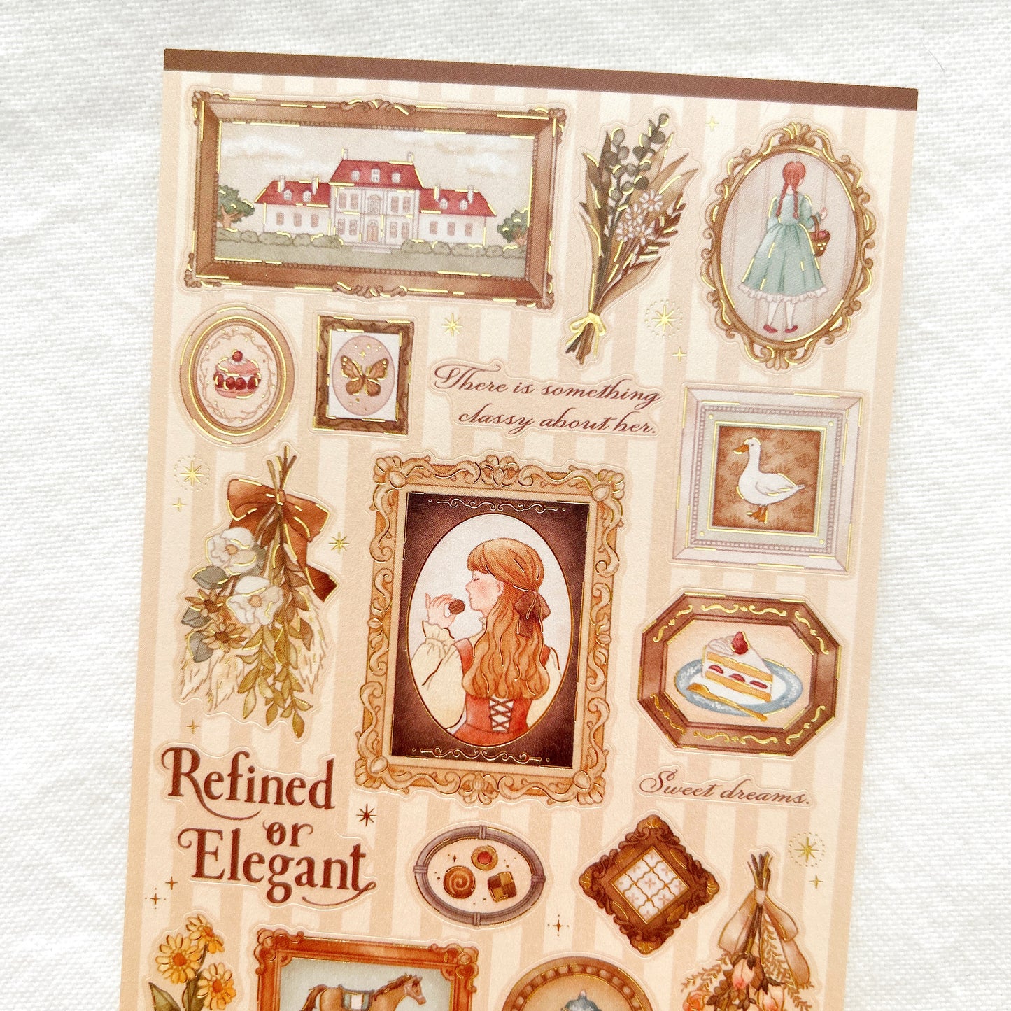 Mind Wave Choupinet Gold Foil Sticker - Refined or Elegant